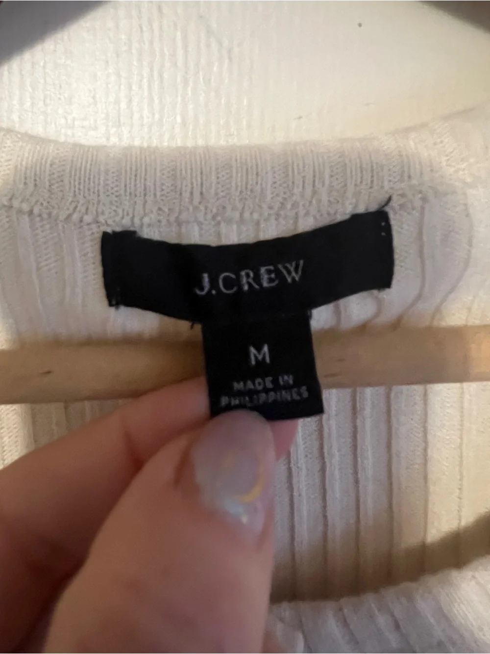 J. Crew Short-Sleeve Ribbed Knit Henley Top - Off-White